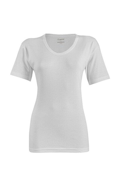 YILDIZ Γυναικείο εσώρουχο με κοντό μανίκι 3013 Rib