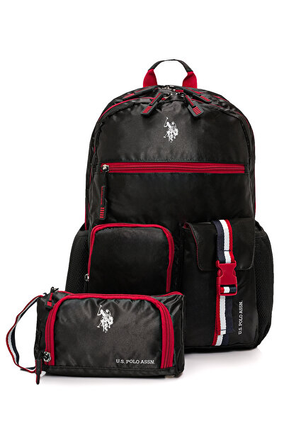 U.S. Polo Assn. قاعدة. بولو. أسن. حقيبة مدرسية للجنسين - PLSET 2404041