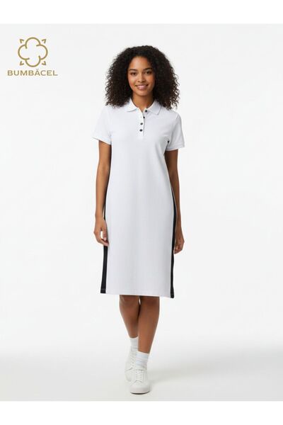 Bumbăcel Rochie polo pentru dame din bumbac