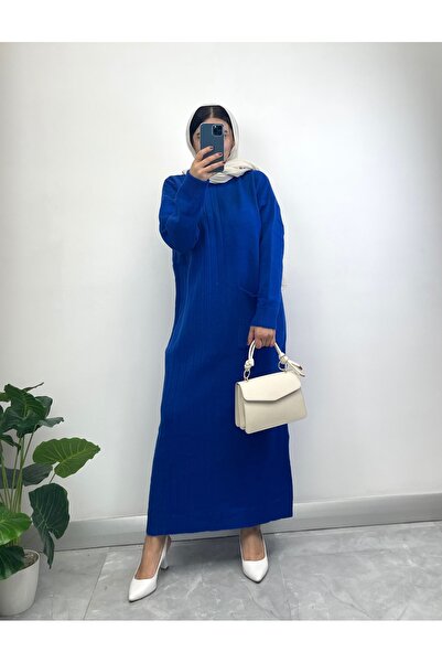 NİSUM MODA NISUM CEPLİ TRİKO ELBİSE