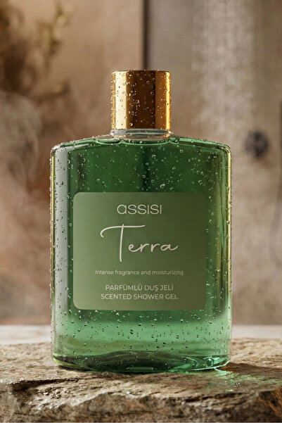 Assisi Terra Parfümlü Duş Jeli 475 ml – Kadın & Erkek İçin Kalıcı Koku, Nemlendirici Duş Jeli