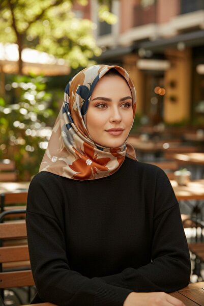 Onur New Patterned Floral Gradient Winter Soft Scarf - Store Trend