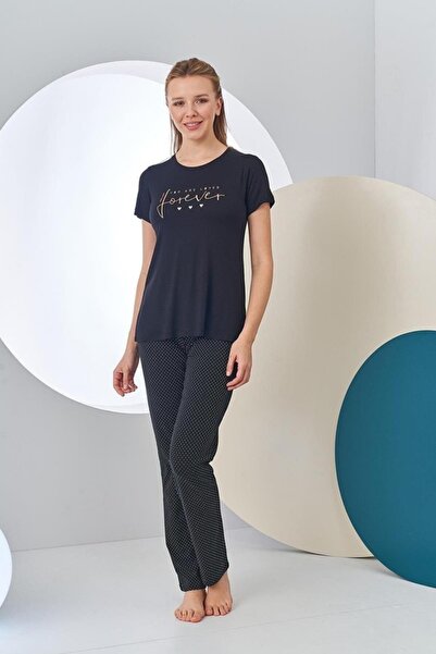 Pjs Pijama Pjs 24211 Set pijamale cu mânecă scurta pentru damă 