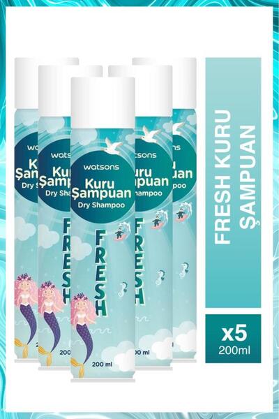 Watsons Fresh Kuru Şampuan 200 Ml 5 Adet