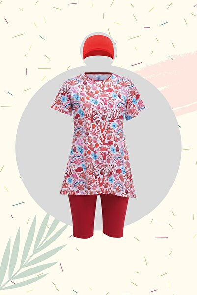 Ruko Maio 23142-3 Devojčin Elastično kupaći kostim od poluproširenog hidžaba