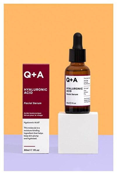 Q+A Q+A Hyaluronic Acid Facial Serum, 30 ml - hydratační pleťové sérum s kyse...