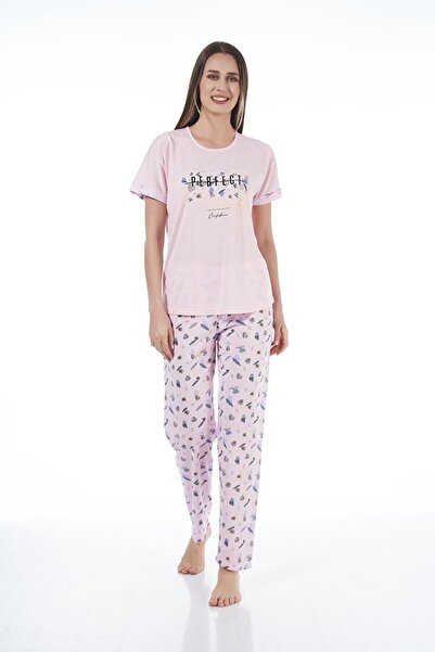Estiva 22122 Жіночий піжамний комплект з коротким рукавом з віскози