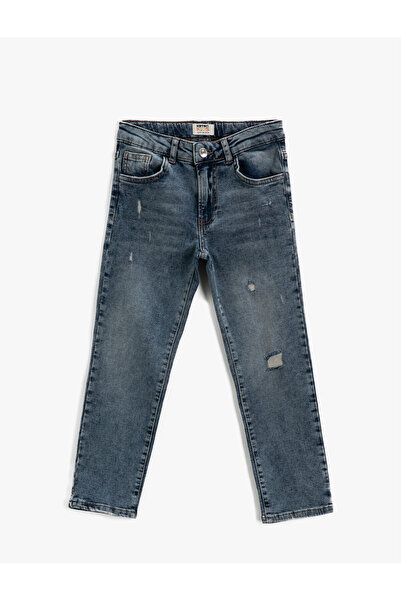 Koton Blaue Canvashose für Jungen - 2kkb46505od