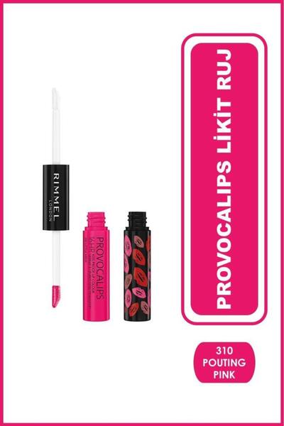Rimmel Provocalıps Lıkıt Ruj Poutıng Pınk 310