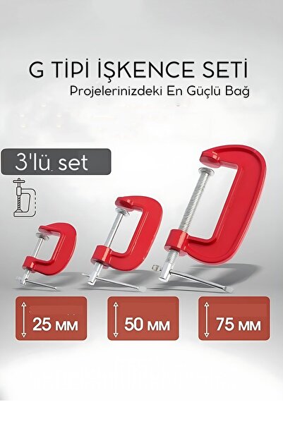 Transformacion Profesyonel G Tipi İşkence Seti Döküm Metal Ağaç İşleme ve Mon...