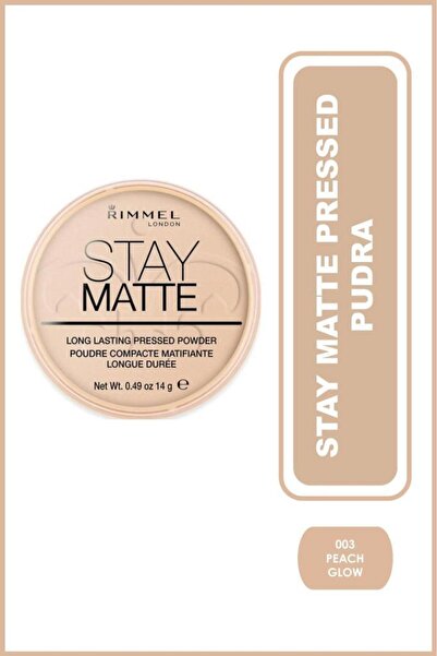 Genel Markalar Pudra - Stay Matte Pressed Powder 003 Peach Glow 14 G 36073450...
