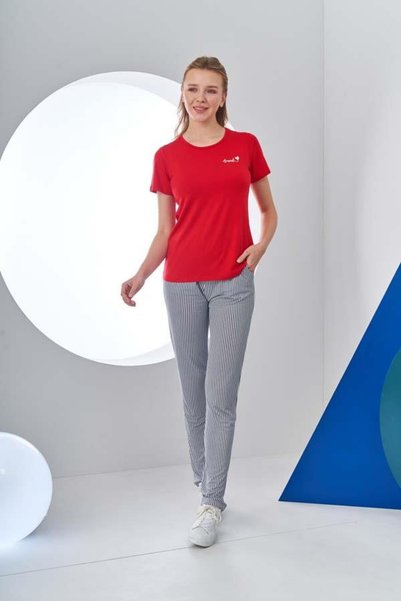 gd goldoremi Pjs 24178 Kadın Kısa Kollu Pijama Takımı