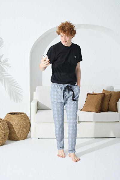 KLY 1014 Чоловічий 0 Короткий рукав Піжамний комплект