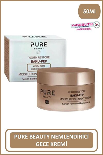 PURE BEAUTY Youth Restore Nemlenlendirici Gece Kremi 50Ml