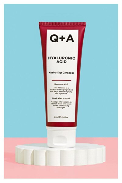 Q+A Q+A Hyaluronic Acid Hydrating Cleanser, 125 ml - hydratační mycí gel na obličej s kyselinou hyaluronovou
