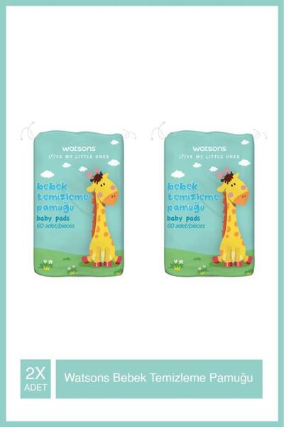 Watsons 60 Adet Bebek Temizleme Pamuğu X2 Adet