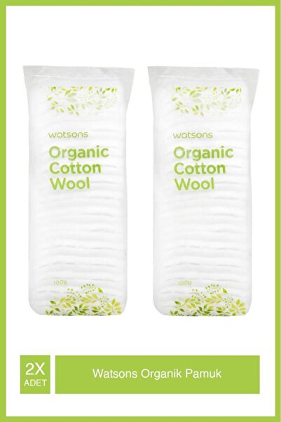 Watsons Organik Pamuk 100 Gr X2 Adet