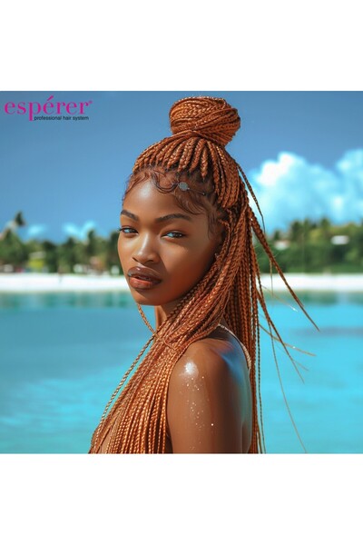 Esperer Păr sintetic pentru împletire 100 gr cupru
