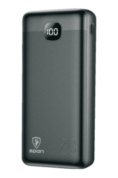 SP SPON باور بانك 20000 بمنفذين Type-C + يدعم الشحن السريع