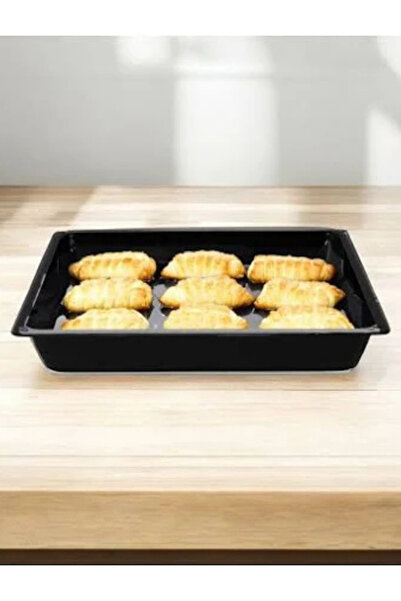 Sürmene Kare Emaye Tepsi – Klasik Zarafet, Modern Sunum! (26 cm x 30 cm)