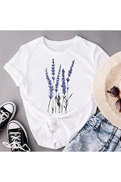 MAGORS TRIUC FEMEI STIL-X CU GAT BICICLETA CU IMPRIMARE FLORI, 10% bumbac 100%