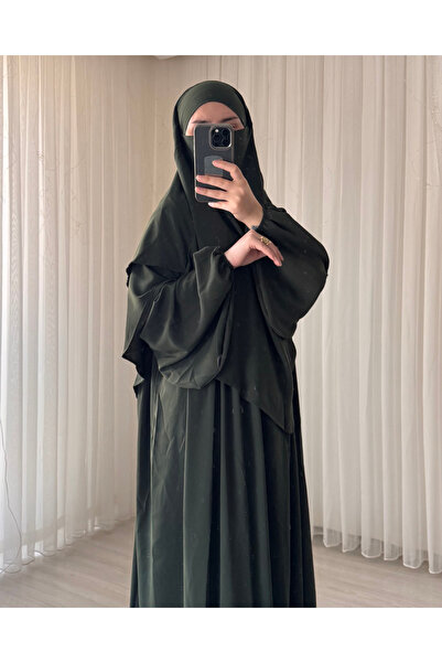 Atelier Cheval Medina Silk Souffle Dress Veil Set, Hajj Umrah, Women's Ferace...