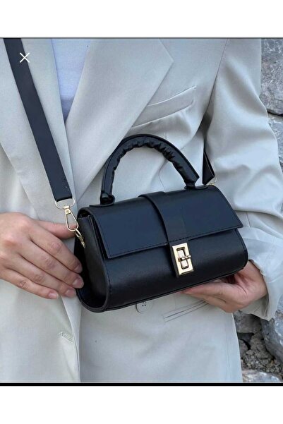 ÖZÜM TAKI حقيبة كروس نسائية للكتف والذراع باللون الأسود