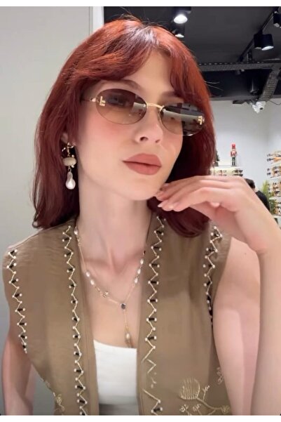 MONAL نظارات شمسية فانتاسي بني بإطار بيضاوي 52 EKARTMAN