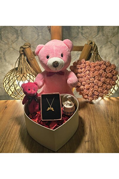 elovya Sevgiliye Hediye Kutusu ,yılbaşı Hediyesi, Büyük Ayıcıklı Konsept