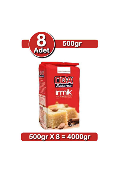 OBA Tatlılık İrmik 500 g x 8 Adet | Şekerparelik – Helvalık
