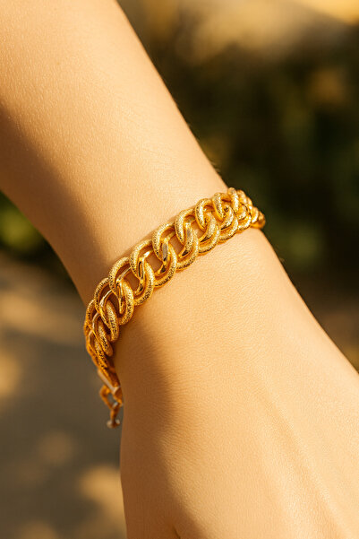 ATLASAKSESUARR 22 Ayar Altın Kaplama Kuyumcu Model Samanyolu Bileklik