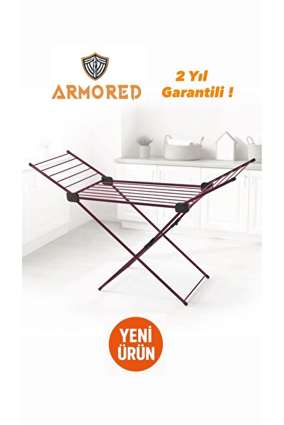 Armored Home Product Zırhlı-Kırılmaz-EXTRA KALIN BORULU Sağlam Çamaşır Kurutm...