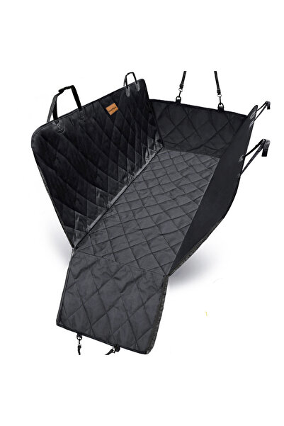 NEXTWAVE Husa protectie bancheta auto NextWave®, animale, universala, 3-in-1, impermeabila, 147×137, negru