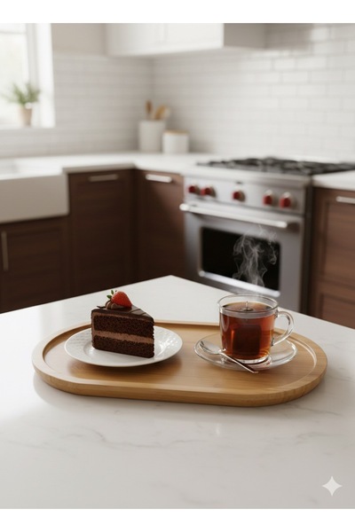 MİR Bamboo Rectangular Presentation Tray