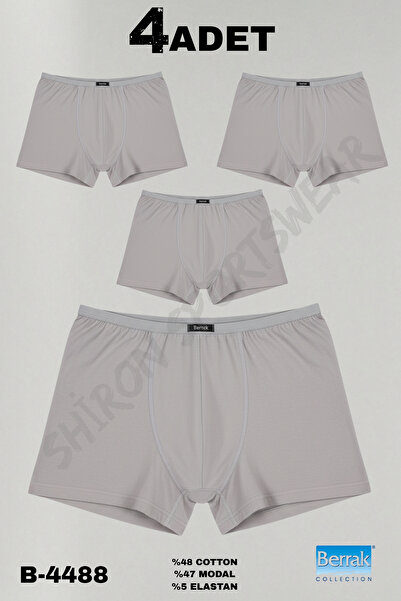 Shiron Sportswear&Company Мъжки 4-пакет модални тънки еластични боксерки, про...