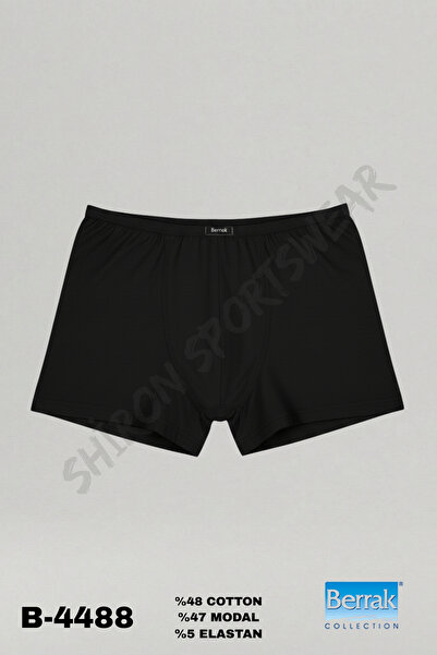 Shiron Sportswear&Company Мъжки черни боксерки от тънък еластичен модал Clear...