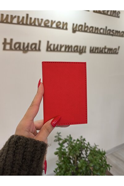 EFE DERİ Deri Dikişli Oto Ruhsat Kılıfı Ruhsat Kabı Araç Ruhsat Koruyucu