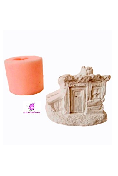 morlalem m Terrarium Decor Shed Wooden House Silicone Mold K-1416, Scented St...