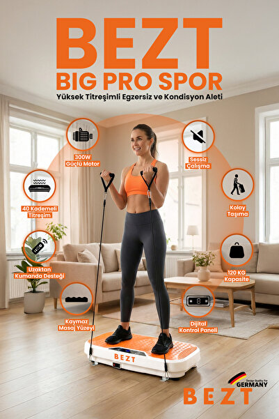 Bezt Vibe 2 Pro Max Vibration Plate Titreşimli Spor Masaj Aleti
