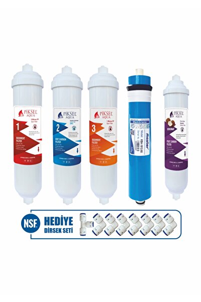 Piksel Aqua 5 Aşamalı Master Membranlı Filtre Seti