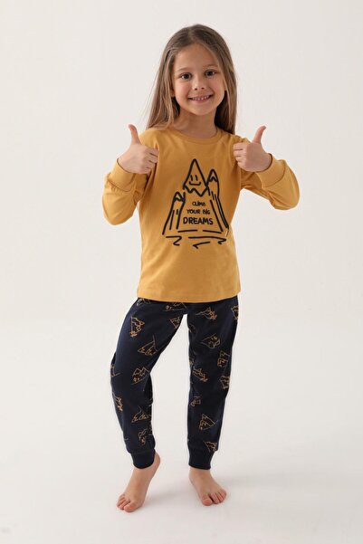ROLY POLY 3170 Climb Your Big Dreams Girl's Long Sleeve Pajamas Set