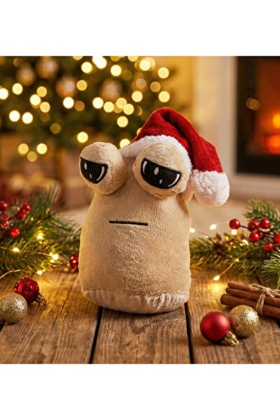 Özgüner Oyuncak Yılbaşı Özel Şapkalı Galaktik Poe Sevimli 25Cm Peluş Oyuncak: Uzaylı Dostunuz