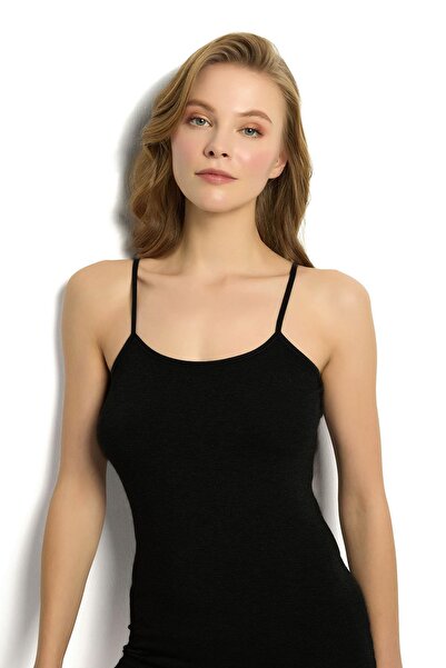 Jiber Women's Breathable Fabric Bamboo Rope Strap 1 Piece Tank Top