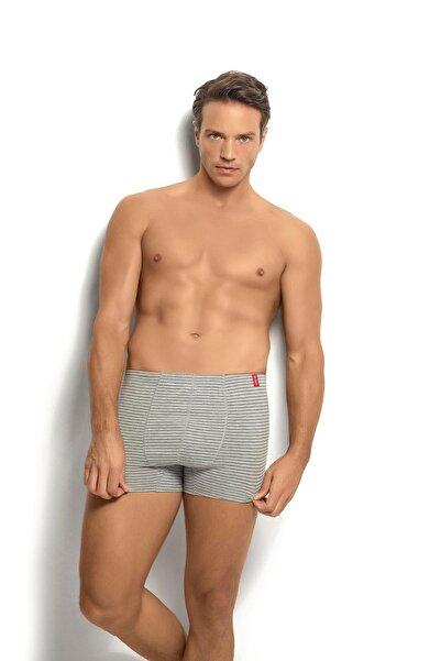 Jiber Boxer cu dungi din bumbac pentru bărbați