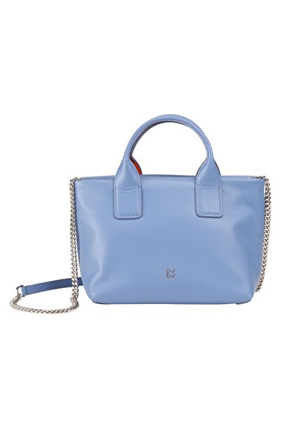 DUDU Geantă de mână Ibiza din piele 22 cm