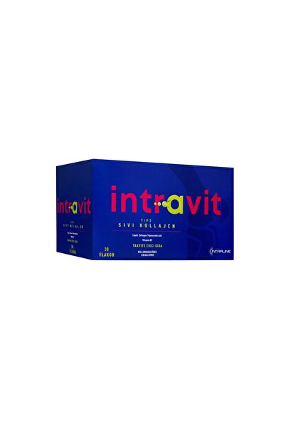 Intraline İntraVit Tip II Kollajen, Hyaluronik Asit içerikli Sıvı 30ml 30 Oral Flakon