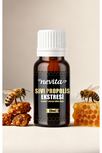 EzNevita Sıvı Propolis Ekstresi 20 Ml Damla Propolis