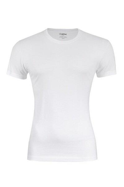 Yıldız İç Giyim Yıldız 90 قماش قابل للتمدد تي شيرت رجالي بأكمام قصيرة