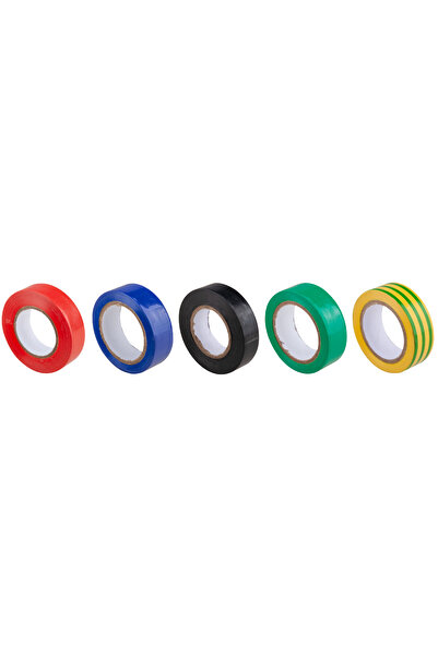 Evotools Bandă izolatoare ETS galbenă/verde 20 m 19 mm 0,13 mm