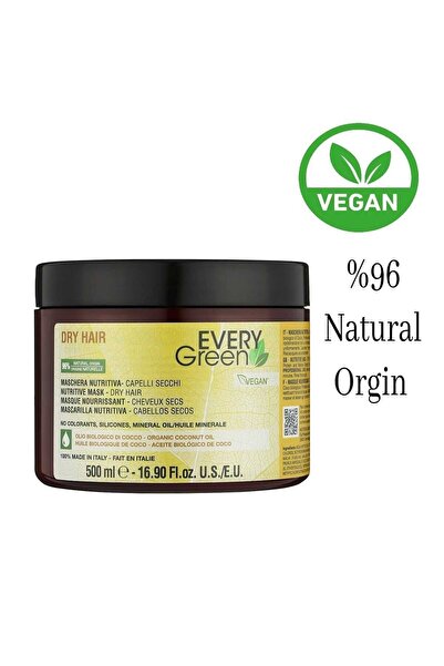 EveryGreen DRY HAİR – KURU SAÇLAR İÇİN BESLEYİCİ SAÇ MASKESİ 500ML